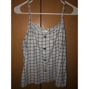 White squared top